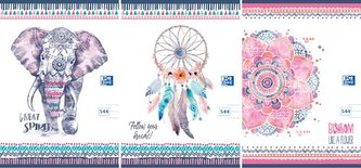 Sešit Oxford BOHO č.544, A5, linka, 40 listů