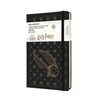 Moleskine Harry Potter plánovací zápisník 2021-2022 černý L