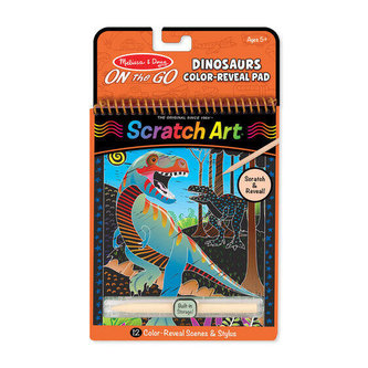 Scratch Art Dinozaury
