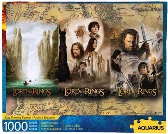 Puzzle Lord Of The Rings|Pán prstenů: Triptych 500 kusů (71 x 51 cm)