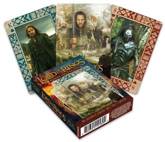 Hrací karty Lord of the rings|Pán prstenů: Heroes and Villains 54 karet (6 x 9 x 2 cm)