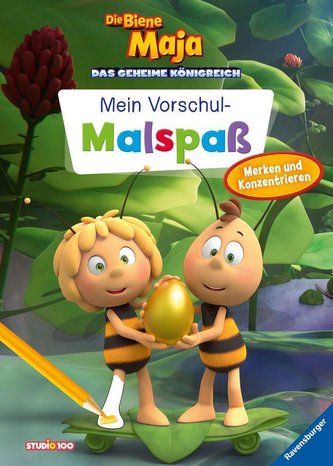 Die Biene Maja: Mein Vorschul-Malspaß Konzentrations-Rätsel