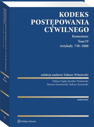 Kodeks postępowania cywilnego. Komentarz T.6