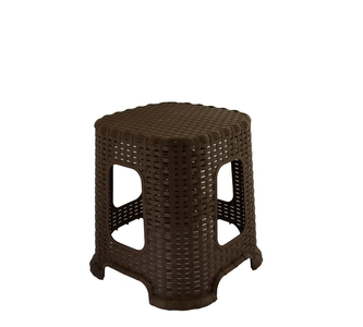 Stupátko rattan hnědá 33x33x30cm nosnost 100kg