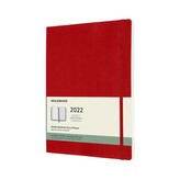 Moleskine Plánovací zápisník 2022 měkký červený XL