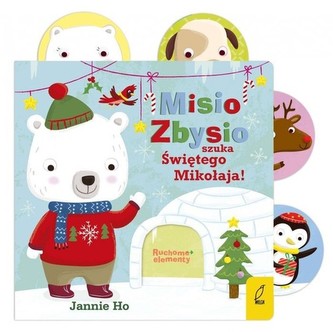 Ruchome elementy Misio Zbysio szuka Świętego Mikołaja