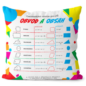 Polštář Geometrie (Velikost: 40 x 40 cm)