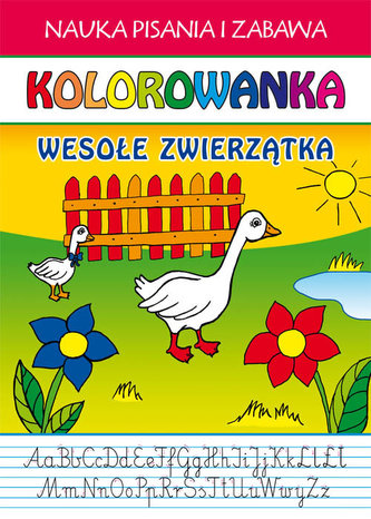Kolorowanka Wesołe zwierzątka