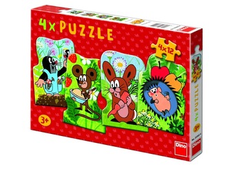 Krteček a ptáček  4x12D