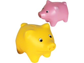 Pokladnička prasátko velké, 19 cm