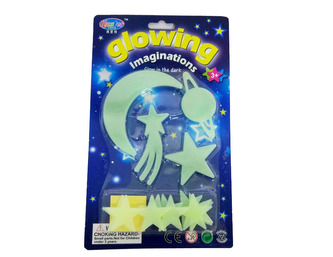 Hvězdičky svítící s planetkami