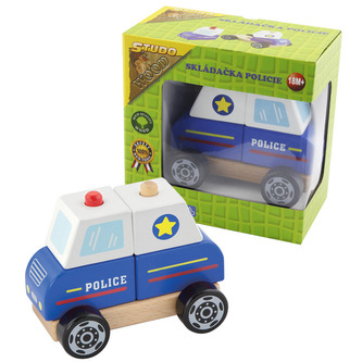 Policie skládací dřevěná