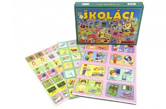 Školáci společenská hra v krabici 28,5x20x3,5cm