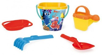 Sada na písek Hledá se Dory plast 5ks 28x19cm v síťce 12m+ Wader
