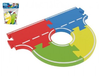 Moje první silnice T-křižovatka pěna 4ks v sáčku 18x25x4cm 0+