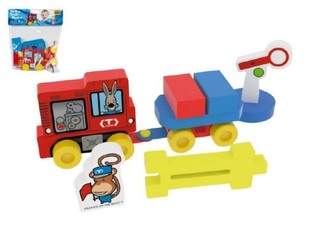 Moje první nádraží pěna 9ks v sáčku 20x22cm 0+