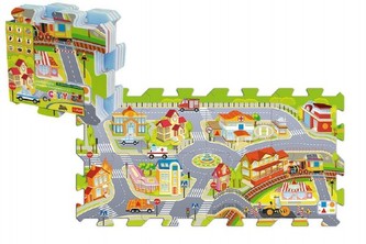 Pěnové puzzle Město