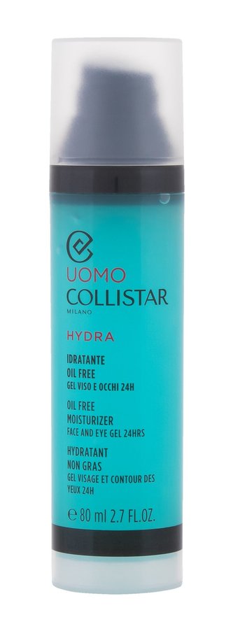 Collistar Uomo Pleťový gel Oil Free Moisturizer 80 ml Face and Eye Gel pro muže