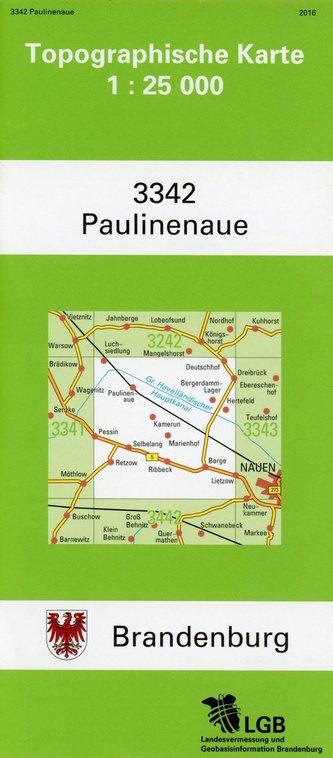 Paulinenaue 1 : 25 000