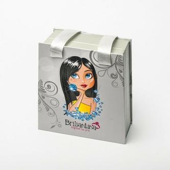 Šperkovnice Briliantina stříbrná v tašce