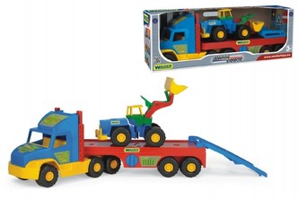 Super Truck valník plast 78cm Wader v krabici