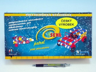 Stavebnice Seva Patrol plast 238ks v krabici 31,5x16,5x7,5cm