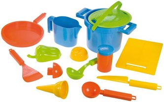 Sada na písek k vaření 14ks v síťce 30x22x20cm 24m+