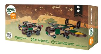 Stavebnice Seva Army MINI 2 plast 233ks v krabici 31,5x16,5x7,5cm