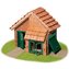 Stavebnice Teifoc Domek Albert 200ks v krabici 35x29x8cm