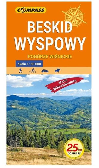 Mapa turystyczna - Beskid Wyspowy 1:50 000 w.2021