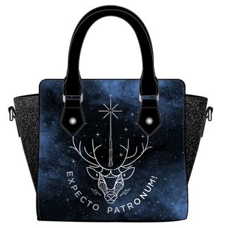 Dámská kabelka na rameno Harry Potter: Expecto Patronum (22 x 21 x 12 cm) černá