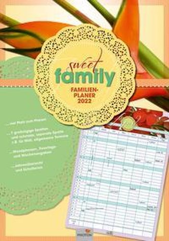 PLANER \"SWEET FAMILY\" Kalender 2022