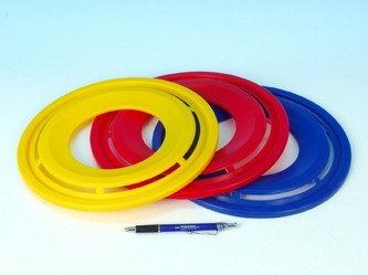 Létající talíř Prstenec plast průměr 28cm 12m+