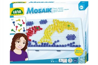 Mozaika klobouček 1cm krystal 260ks v krabici