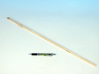 Hůlka k lampionu dřevo 60cm karneval
