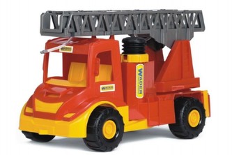 Auto multitruck hasiči stříkací plast 43cm v sáčku Wader