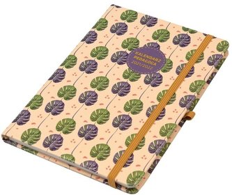 Kalendarz Pedag. 2021/2022 A5 Tyg. Salsa liść