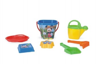 Sada na písek plast Mickeyho klubík plast 7ks v síťce 17x28x17cm 12m+ Wader