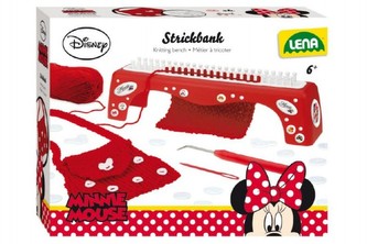 Pletací stůl Minnie + pletení v krabici 30x24x7cm
