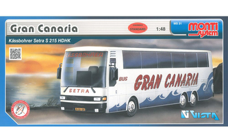 Stavebnice Monti 31 Gran Canaria-Bus Setra 1:48 v krabici 31x16x7cm