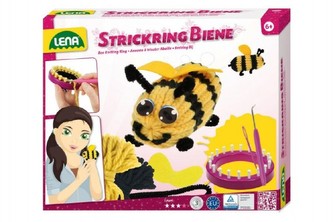 Pletací kruh včelka plast v krabici 24x20x6cm