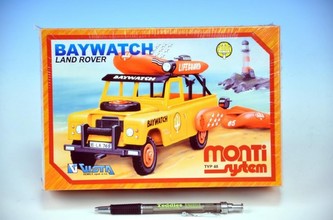 Stavebnice Monti 48 Baywatch Land Rover v krabici 22x15x6cm
