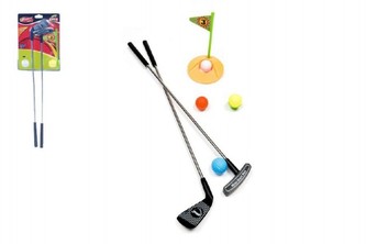 Golf sada kov/plast 60cm 2ks na kartě