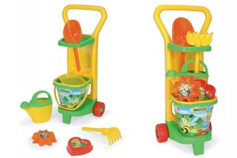 Vozík zahradníka s doplňky plast 25x60cm Wader