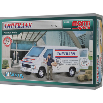 Stavebnice Monti System MS 27.1 Toptrans Trafic 1:35 v krabici 22x15x6cm