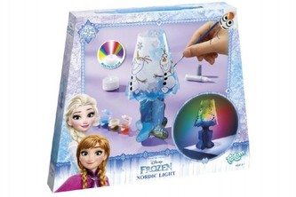 Vytvoř si lampičku s doplňky s baterií Ledové království/Frozen v krabičce 24x20x3cm