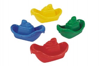 Lodičky do vody 4ks plast 12cm v krabičce