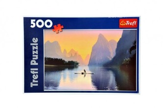 Puzzle Řeka Lijiang 48x34cm 500dílků v krabici 40x27x4cm