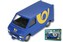 Stavebnice Monti 05.4 Česká pošta Renault Trafic 1:35 v krabici 22x15x6cm