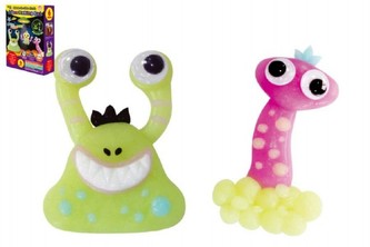 Think Doh Silikonová tvořící hmota svítící zapékací Mimozemšťan v krabici 16x22x6cm